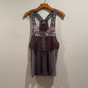 Chic Floral Patchwork Blouse